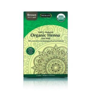 Hemani Organic Henna For Hair 100g - Brown