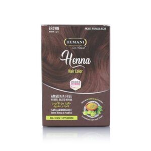 Hemani Henna Natural Hair Color 60g - Brown